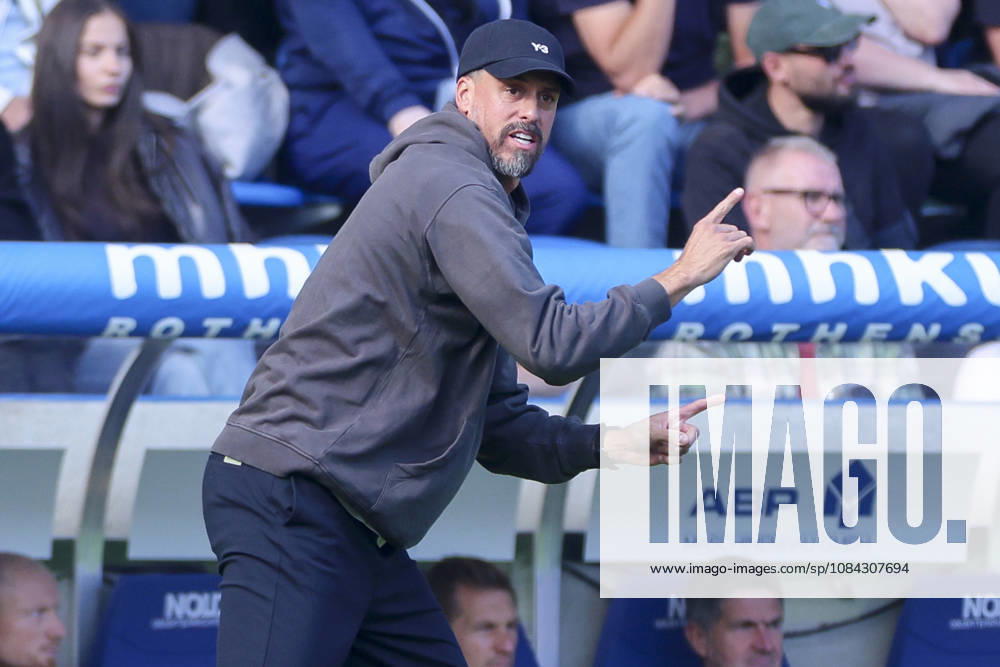 Hannover 96 coach Sandro Wagner gestures during the 2. Bundesliga match between 1. FC Magdeburg and Hannover 96, Avnet Arena on October 10, 2026, in Magdeburg, Germany. Photo by Marco Steinbrenner, DeFodi Images. Coach Sandro Wagner of Hannover 96 gestures during the 2nd Bundesliga match between 1 FC Magdeburg and Hannover 96 at Avnet Arena on October 10, 2026 in Magdeburg, Germany. Photo by Marco Steinbrenner, DeFodi Images. DFB and DFL regulations prohibit any use of photographs as image sequences and or quasi-video. Photo by Marco Steinbrenner, DeFodi Images.