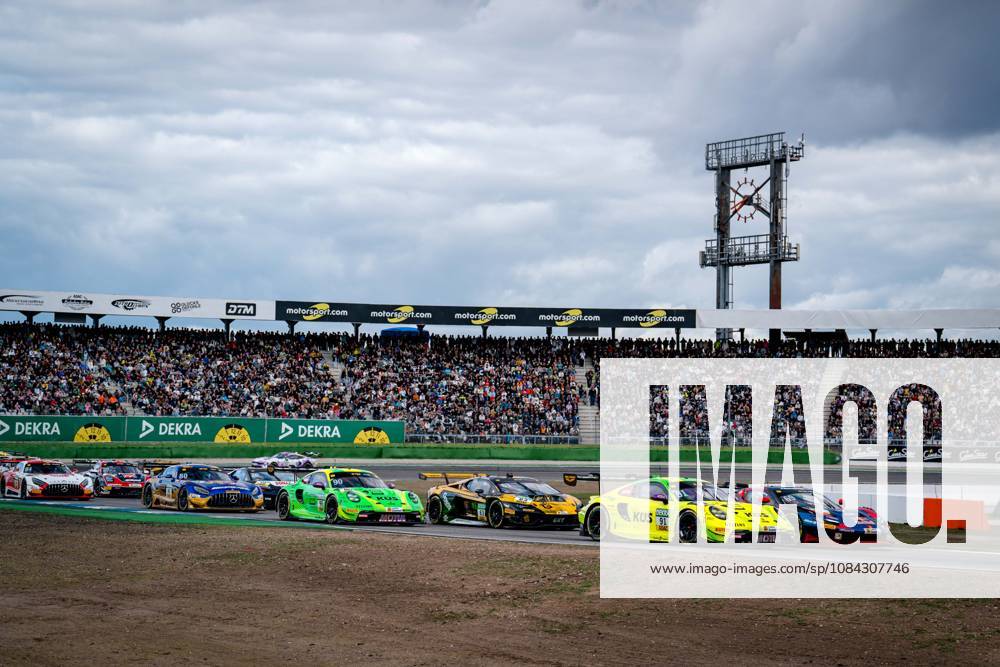 DTM, 15. + 16. Rennen Hockenheim 2026 91 Porsche 911 GT3 R (992), Manthey: Thomas Preining, 69 Ferrari 296 GT3 EVO, EMIL FREY RACING: Thierry Vermeulen - picture by Gruppe C Photography Sachsenring Germany