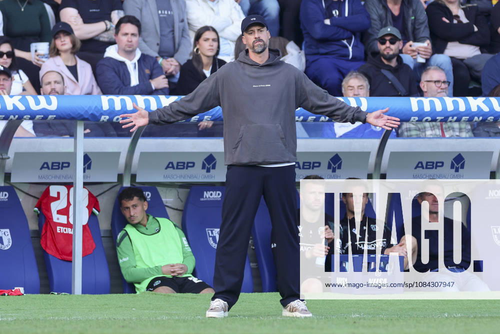 Hannover 96 coach Sandro Wagner looks disappointed during the 2. Bundesliga match between 1. FC Magdeburg and Hannover 96, Avnet Arena on October 10, 2026, in Magdeburg, Germany. Photo by Marco Steinbrenner, DeFodi Images. Coach Sandro Wagner of Hannover 96 looks dejected during the 2nd Bundesliga match between 1 FC Magdeburg and Hannover 96 at Avnet Arena on October 10, 2026 in Magdeburg, Germany. Photo by Marco Steinbrenner, DeFodi Images. DFB and DFL regulations prohibit any use of photographs as image sequences and or quasi-video. Photo by Marco Steinbrenner, DeFodi Images.