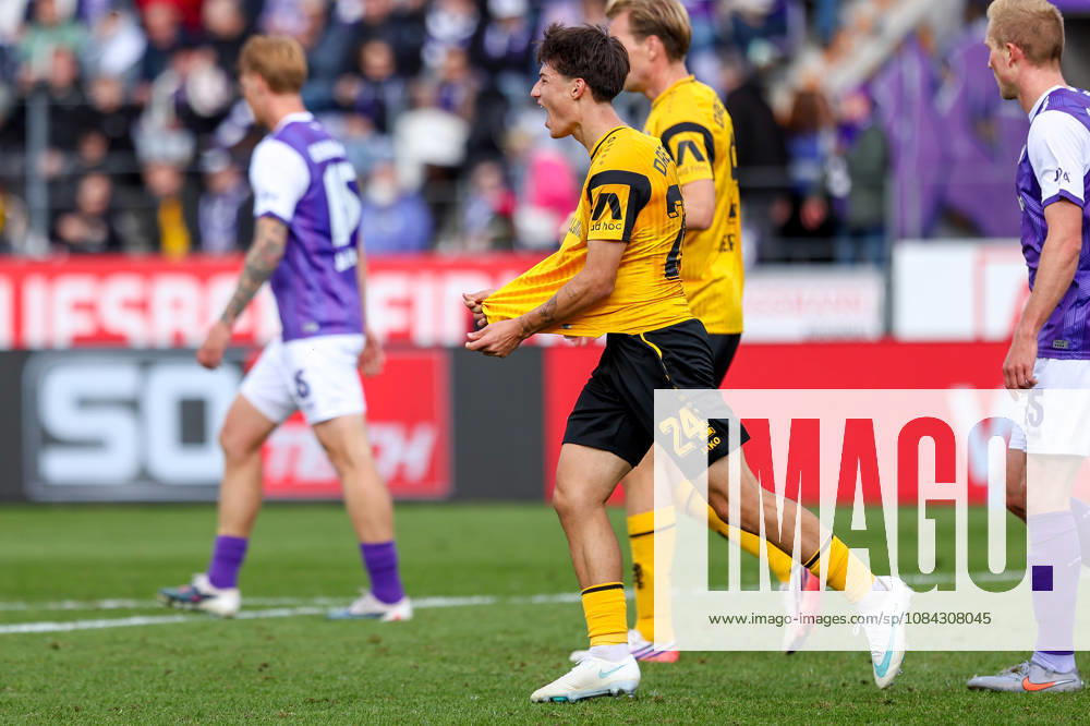 Soccer, 2. Bundesliga, VfL Osnabrück vs. SG Dynamo Dresden, Stadion an der Bremer Brücke, Matchday 7, 2026–2027 season: Patrice Covic of SG Dynamo Dresden looks disappointed after a missed shot. DFB regulations prohibit any use of photographs as image sequences and or quasi-video. Photo: WilkowskixPressefotoKochx, Lower Saxony, Germany