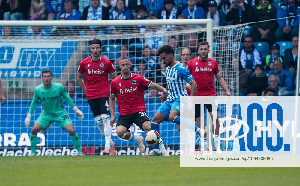 Germany Soccer 2. Bundesliga 2026–2027, Matchday 7: 1. FC Magdeburg vs. Hannover 96 at Avnet Arena, Magdeburg; Moritz Kwarteng, 1. FC Magdeburg; 10, Magdeburg, Avnet Arena, Lower Saxony, Germany