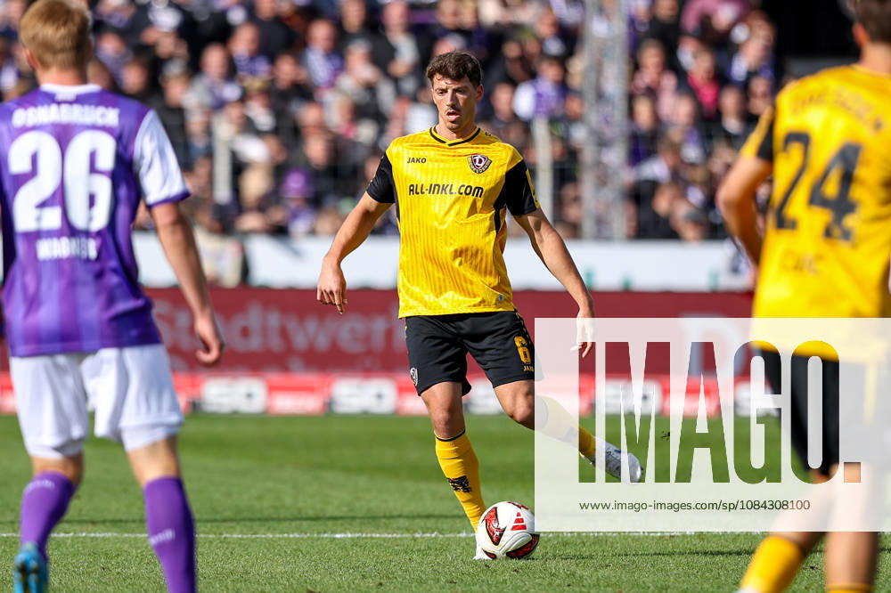 Soccer, 2. Bundesliga, VfL Osnabrück vs. SG Dynamo Dresden, Stadion an der Bremer Brücke, Matchday 7, 2026–2027 season Nicolai Rapp SG Dynamo Dresden 6 DFB regulations prohibit any use of photographs as image sequences and or quasi-video Photo by WilkowskixPressefotoKochx Lower Saxony, Germany