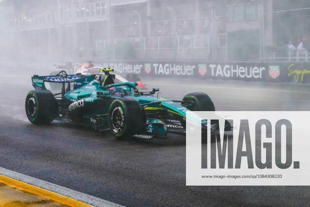 10th October 2026; Marina Bay, Singapore; Formula 1, Singapore Grand Prix, Sprint Race and Qualifying Day; Fernando Alonso (14) of Spain and Aston Martin Aramco Formula One Team DavidxAsh