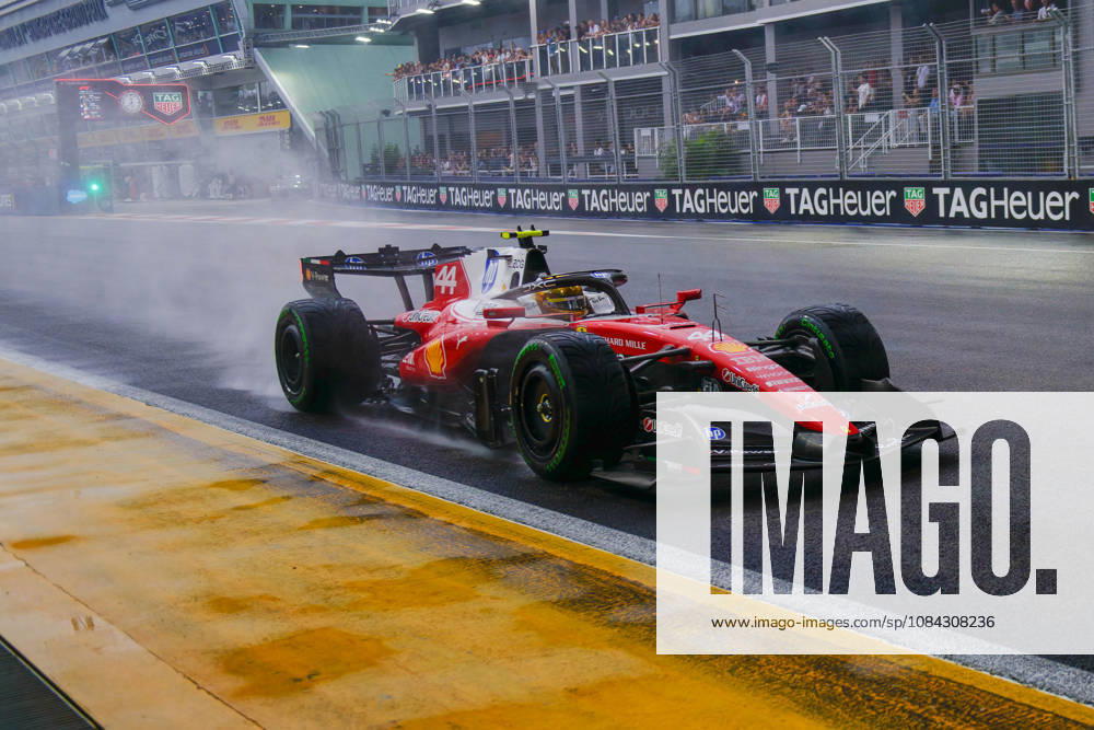 10th October 2026; Marina Bay, Singapore; Formula 1, Singapore Grand Prix, Sprint Race and Qualifying Day; Lewis Hamilton (44) of Great Britain and Scuderia Ferrari HP DavidxAsh