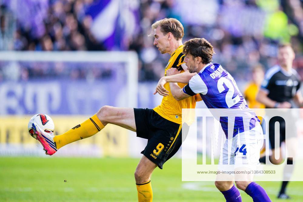 Soccer, 2026–2027, 2. Bundesliga, Matchday 7, VfL Osnabrück vs. SG Dynamo Dresden; Referee: Vincent Vermeij (Dresden), Jannik Müller (Osnabrück). DFL regulations prohibit any use of photographs as image sequences and or quasi-video.