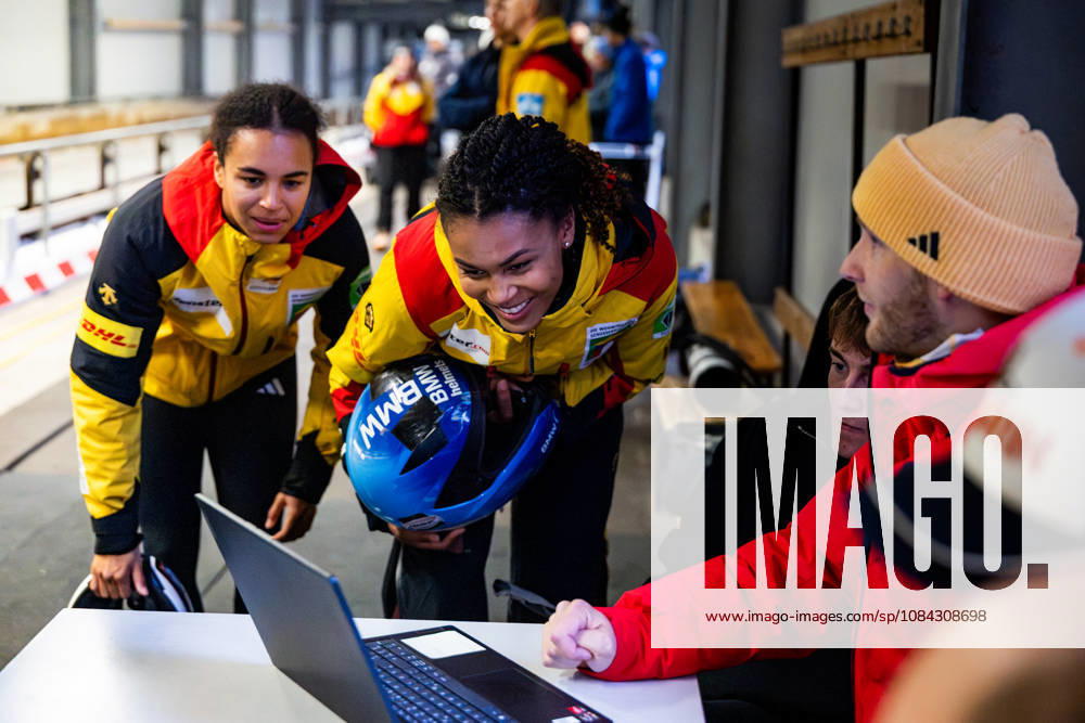 GER, Bobsleigh, Season 26–27, Women, Central Performance Test in Bobsleigh: Push Test. As is tradition, the German bobsleigh pilots and their pushers gathered in Oberhof for a showdown. 98559 Oberhof LOTTO Thuringia EISARENA Oberhof Training Hall Start Facility Thuringia Germany
