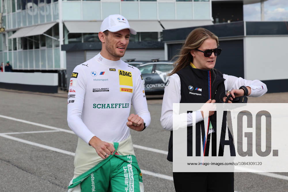 Hockenheim, Germany, October 9–11, 2026; 2026 DTM Season Finale at the Hockenheimring; Saturday, Race 1; Pictured: Marco Wittmann (GER 11) posing with his physical therapist at the Hockenheimring, Baden-Württemberg