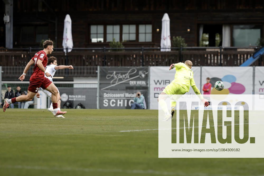 Soccer 3rd Division, SG Sonnenhof Grossaspach vs. SV Waldhof Mannheim, 1-1 draw thanks to a goal by Lovis Bierschenk of SV Waldhof Mannheim, 7