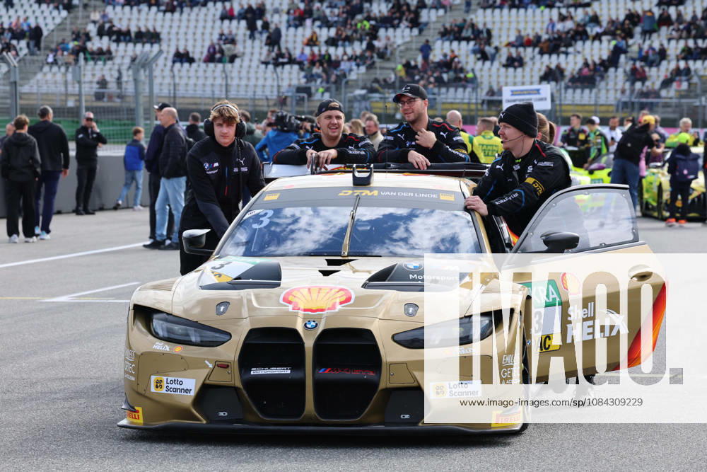 Hockenheim, Germany, October 9–11, 2026; DTM 2026 Season Finale at the Hockenheimring; Saturday, Race 1; Pictured: Kelvin van der Linde (RSA), Car No. 3, being pushed onto the grid; Hockenheimring, Baden-Württemberg