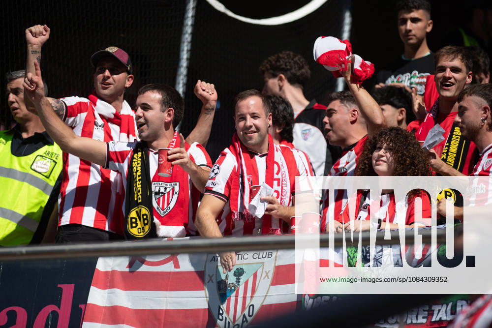 ESP LaLiga EA Sports Rayo Vallecano vs. Athletic Club: Athletic Club fans during the LaLiga EA Sports match between Rayo Vallecano and Athletic Club, played at Vallecas Stadium in Madrid on October 10, 2026, in Spain. Spanish Soccer