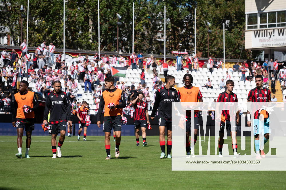 ESP LaLiga EA Sports Rayo Vallecano vs. Athletic Club: Athletic Club players during the LaLiga EA Sports match between Rayo Vallecano and Athletic Club, played at Vallecas Stadium in Madrid on October 10, 2026, in Spain. Spanish Soccer