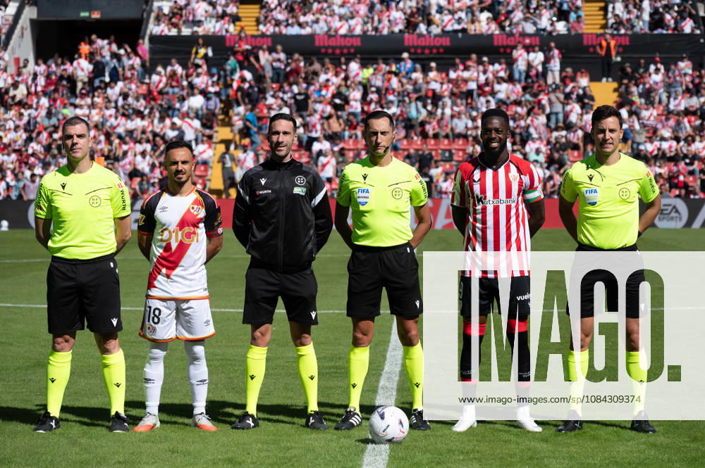 ESP LaLiga EA Sports Rayo Vallecano vs. Athletic Club presentation during the LaLiga EA Sports match between Rayo Vallecano and Athletic Club, played at Vallecas Stadium in Madrid on October 10, 2026, in Spain. Spanish Soccer