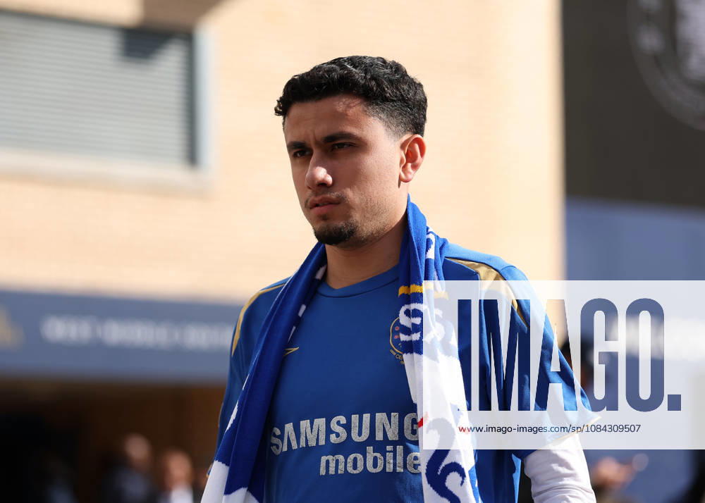 10th October 2026; Stamford Bridge, London, England; Premier League Football, Chelsea versus Bournemouth; Chelsea fan arriving at Stamford Bridge JohnxPatrickxFletcher