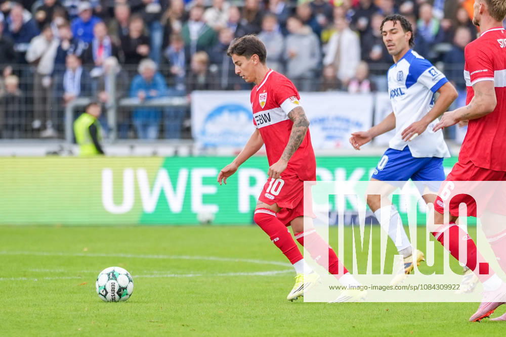 German Soccer, 3rd Division, Matchday 8, Hänsch Arena, Meppen, Emsland, Lower Saxony, SV Meppen vs. VfB Stuttgart U21, VfB Stuttgart II, Nicolas Sessa (VfB Stuttgart U21), 10