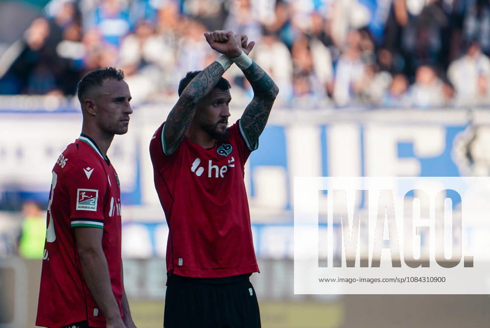 Germany Soccer 2. Bundesliga 2026–2027, Matchday 7: 1. FC Magdeburg vs. Hannover 96 at Avnet Arena Magdeburg; Free kick by Marcel Hartel (Hannover 96), 10