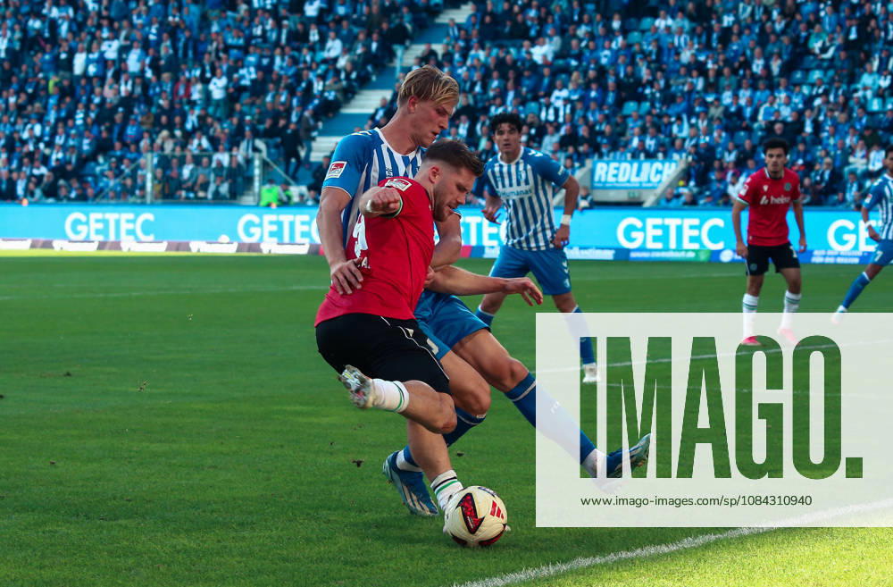 Germany Soccer 2. Bundesliga 2026–2027, Matchday 7: 1. FC Magdeburg vs. Hannover 96 at Avnet Arena Magdeburg; Benjamin Källman (Hannover 96) in action, 9