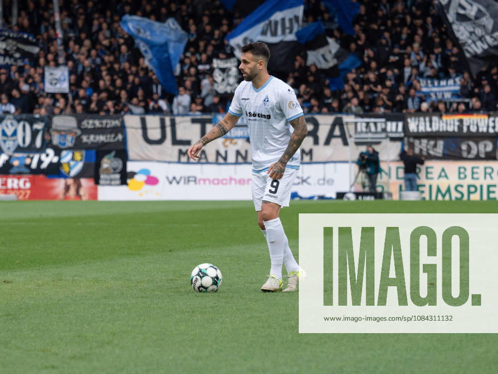 Goncalo Gregorio SV Waldhof Mannheim, 09 am Ball GER, Soccer, SG Sonnenhof Grossaspach vs. SV Waldhof Mannheim, 3rd Division, Matchday 8, Aspach, 2026–2027 Season, October 10, 2026 GER, Soccer, SG Sonnenhof Grossaspach vs. SV Waldhof Mannheim, 3rd Division, Matchday 8, Aspach, 2026–2027 season, October 10, 2026 Aspach