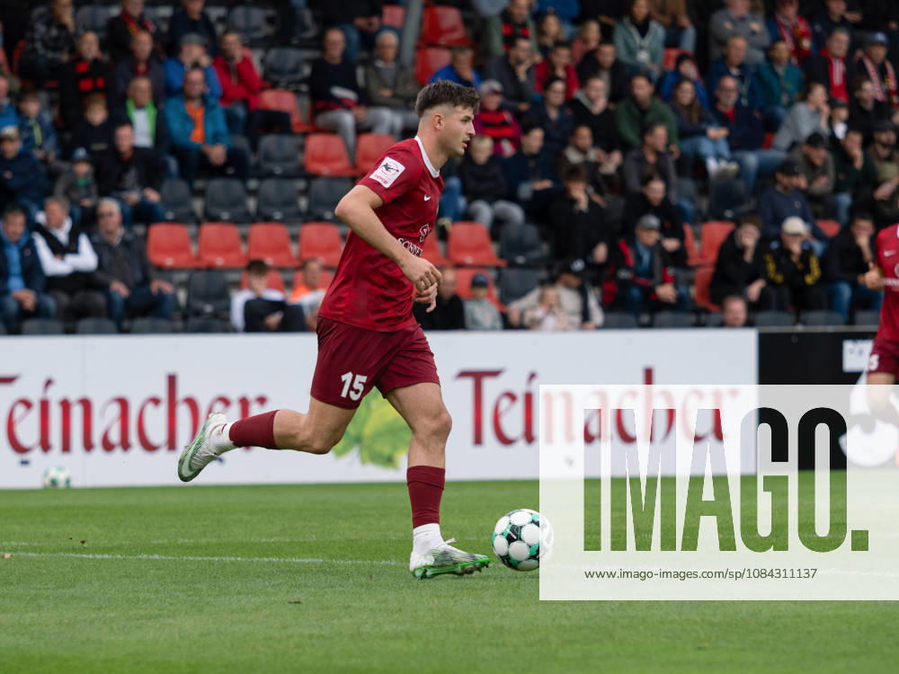 Claudio Kammerknecht, SV Waldhof Mannheim, 15 on the ball, GER, Soccer, SG Sonnenhof Grossaspach vs. SV Waldhof Mannheim, 3rd Division, Matchday 8, Aspach, 2026–2027 season, October 10, 2026 GER, Soccer, SG Sonnenhof Grossaspach vs. SV Waldhof Mannheim, 3rd Division, Matchday 8, Aspach, 2026–2027 season, October 10, 2026 Aspach