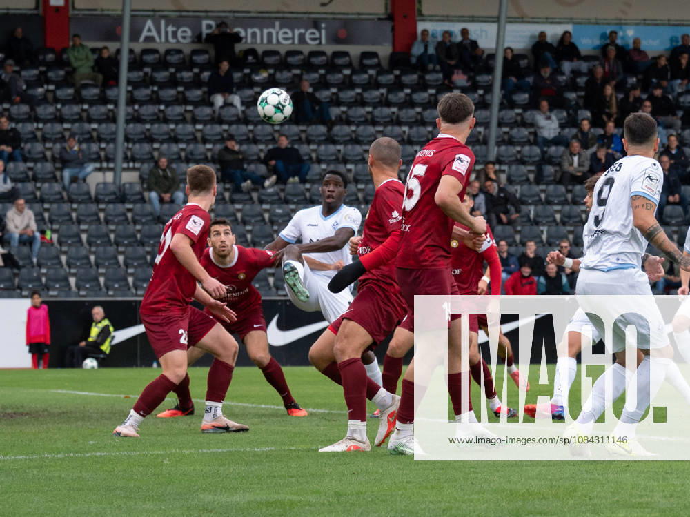 Oluwaseun Ogbemudia, SV Waldhof Mannheim, 14 scoring chances, 3 goals, GER, Soccer, SG Sonnenhof Grossaspach vs. SV Waldhof Mannheim, 3rd Division, Matchday 8, Aspach, 2026–2027 season, October 10, 2026 GER, Soccer, SG Sonnenhof Grossaspach vs. SV Waldhof Mannheim, 3rd Division, Matchday 8, Aspach, 2026–2027 season, October 10, 2026 Aspach