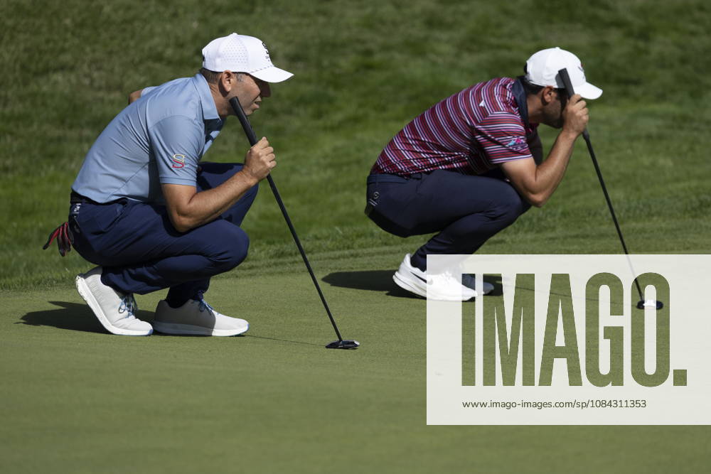 Spanish Open golf tournament - Day 3 Spain s golf player Sergio Garcia (L) and Spanish-Emirati Adrian Otaegui (R) in action during the third day of the Spanish Open golf tournament at the Real Club de Campo Villa in Madrid, Spain, 10 October 2026. Madrid Spain