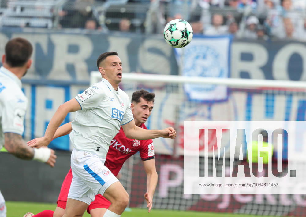 FC Würzburger Kickers vs. FC Hansa Rostock, Würzburg, October 10, 2026, Soccer, 3. Liga, FC Würzburger Kickers, FC Hansa Rostock, Kenan Fatkic, FC Hansa Rostock, Akon Arena, Bavaria, Germany