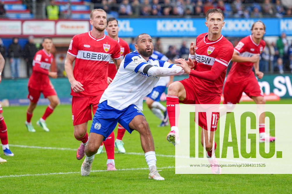 German Soccer, 3rd Division, Matchday 8, Hänsch Arena, Meppen, Emsland, Lower Saxony, SV Meppen vs. VfB Stuttgart U21, VfB Stuttgart II Cyrill Akono SV Meppen, 9