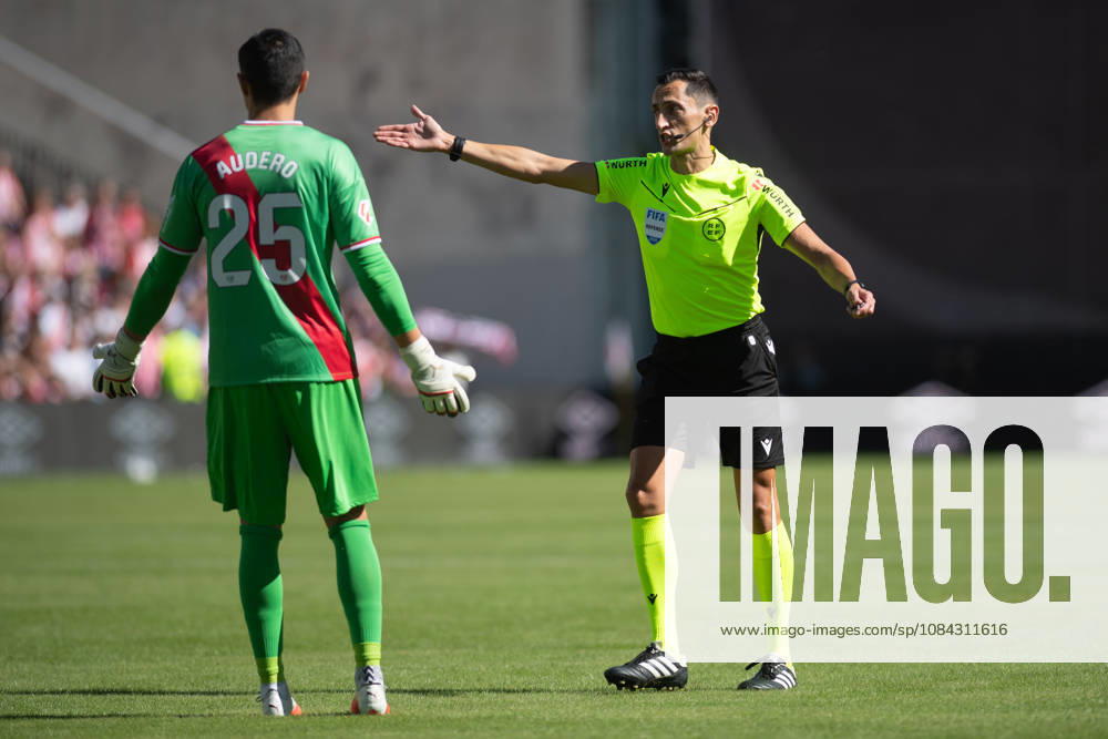 ESP LaLiga EA Sports Rayo Vallecano vs. Athletic Club Jose Maria Sanchez Martinez, referee for the LaLiga EA Sports match between Rayo Vallecano and Athletic Club, played at Vallecas Stadium in Madrid on October 10, 2026, in Spain. Spanish Soccer