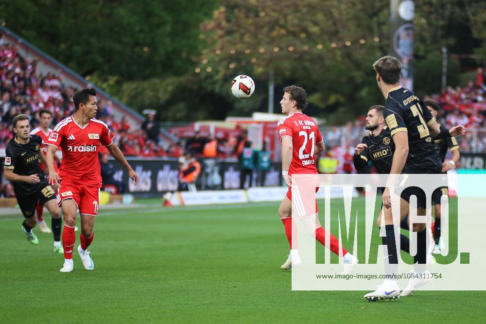 Berlin, Germany, October 10, 2026, Alte Försterei Stadium, Matchday 5, 2026–27 Season, Bundesliga 1: Union Berlin vs. SV Elversberg, Tim Skarke 21, Union Berlin in possession