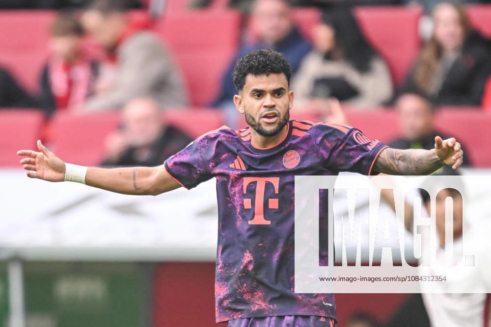 Luis Diaz of FC Bayern Munich gestures during the Bundesliga match between FC Augsburg and FC Bayern Munich, at the WWK Arena on October 10, 2026, in Augsburg, Germany. Photo by Harry Langer, DeFodi Images. Luis Diaz of FC Bayern Munich gestures during the Bundesliga match between FC Augsburg and FC Bayern Munich at the WWK Arena on October 10, 2026, in Augsburg, Germany. Photo by Harry Langer, DeFodi Images. DFB and DFL regulations prohibit any use of photographs as image sequences and or quasi-video. Photo by Harry Langer, DeFodi Images. DFB and DFL regulations prohibit any use of photographs as imSEQUENCES AND OR QUASI-VIDEO