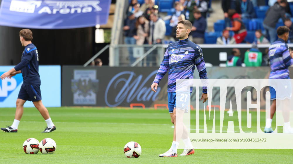 Soccer, Bundesliga 1, TSG 1899 Hoffenheim vs. Hamburger SV, Andrej Kramaric, TSG 1899 Hoffenheim. DFL and DFB regulations prohibit any use of photographs as image sequences and or quasi-video. Sinsheim