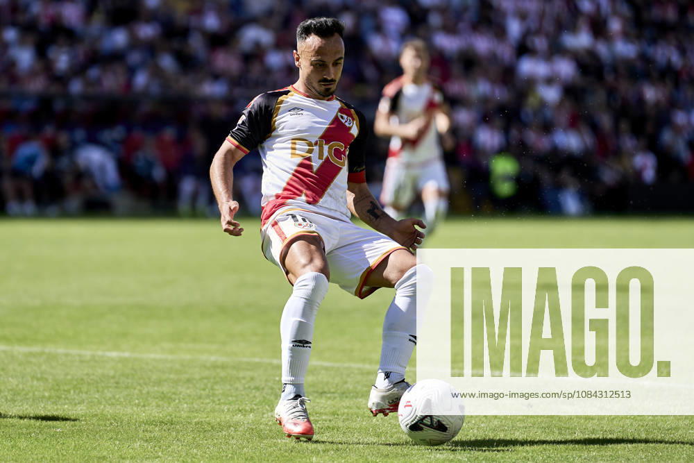 Alvaro Garcia of Rayo Vallecano in action during the Spanish League, LaLiga EA Sports, football match played between Rayo Vallecano and Athletic Club at Vallecas stadium on October 10, 2026, in Madrid, Spain. Rayo Vallecano V Athletic Club - LaLiga EA Sports - ZUMAa181 20261010_zaa_a181_002