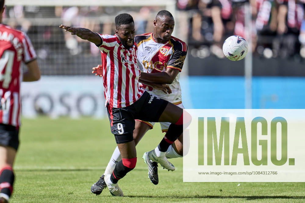Inaki Williams of Athletic Club in action during the Spanish League, LaLiga EA Sports, football match played between Rayo Vallecano and Athletic Club at Vallecas stadium on October 10, 2026, in Madrid, Spain. Rayo Vallecano V Athletic Club - LaLiga EA Sports - ZUMAa181 20261010_zaa_a181_018