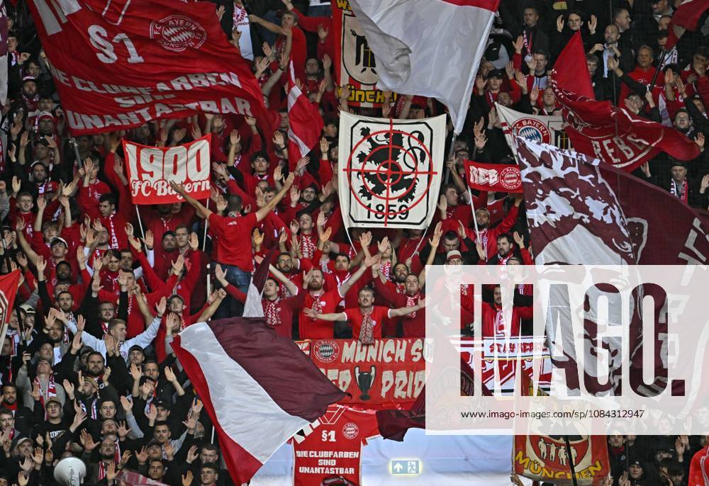 2026–2027 Bundesliga, Matchday 5, FC Augsburg vs. FC Bayern Munich, at the WWK Arena in Augsburg, Bayern fans in the opposing team’s section