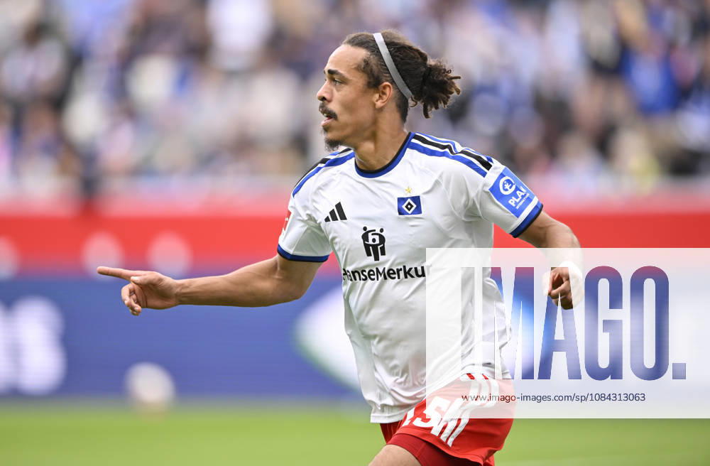 GOAL: 0-1 Yussuf Poulsen, Hamburger SV (HSV) 15 Goal Celebration, TSG 1899 Hoffenheim vs. Hamburger SV (HSV) 10 10 2026 DFL regulations prohibit any use of photographs as image sequences and or QUASI VIDEO TSG 1899 Hoffenheim vs. Hamburger SV (HSV)