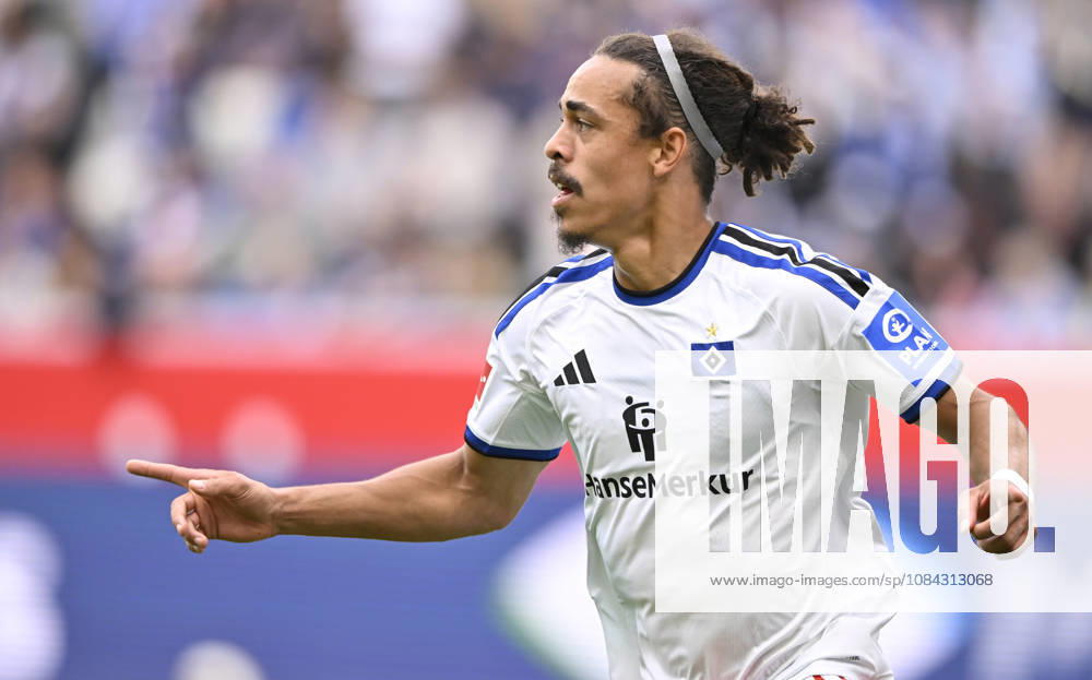 GOAL: 0-1 Yussuf Poulsen, Hamburger SV (HSV) 15 Goal Celebration, TSG 1899 Hoffenheim vs. Hamburger SV (HSV) 10 10 2026 DFL regulations prohibit any use of photographs as image sequences and or QUASI VIDEO TSG 1899 Hoffenheim vs. Hamburger SV (HSV)