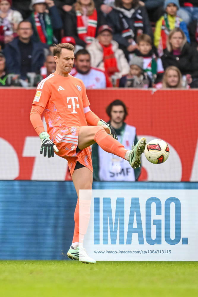 Goalkeeper Manuel Neuer of FC Bayern Munich in action, handling the ball, making a solo play during the Bundesliga match between FC Augsburg and FC Bayern Munich, at the WWK Arena on October 10, 2026, in Augsburg, Germany. Photo by Harry Langer, DeFodi Images. Goalkeeper Manuel Neuer of FC Bayern Munich controls the ball during the Bundesliga match between FC Augsburg and FC Bayern Munich at the WWK Arena on October 10, 2026, in Augsburg, Germany. Photo by Harry Langer, DeFodi Images. DFB and DFL regulations prohibit any use of photographs as image sequences and or quasi-video. Photo by Harry Langer, DeFodi Images. DFB and DFL regulations prohibit any use of photographs as imSEQUENCES AND OR QUASI-VIDEO