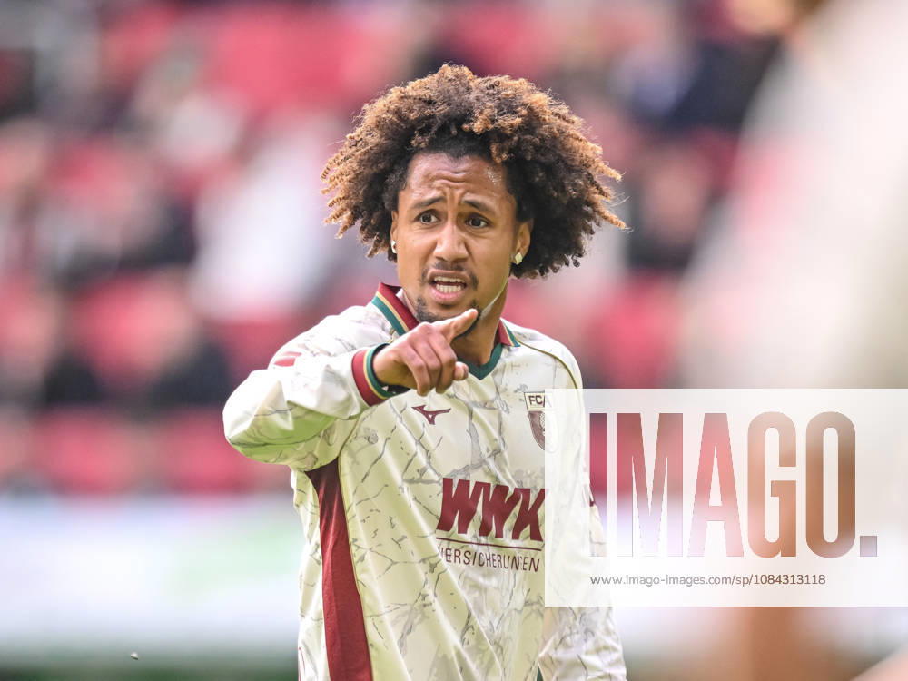 Han Noah Massengo of FC Augsburg gestures during the Bundesliga 1 match between FC Augsburg and FC Bayern Munich, at the WWK Arena on October 10, 2026, in Augsburg, Germany. Photo by Harry Langer, DeFodi Images. Han Noah Massengo of FC Augsburg gestures during the Bundesliga match between FC Augsburg and FC Bayern Munich at the WWK Arena on October 10, 2026, in Augsburg, Germany. Photo by Harry Langer, DeFodi Images. DFB and DFL regulations prohibit any use of photographs as image sequences and or quasi-video. Photo by Harry Langer, DeFodi Images. DFB and DFL regulations prohibit any use of photographs as imSEQUENCES AND OR QUASI-VIDEO