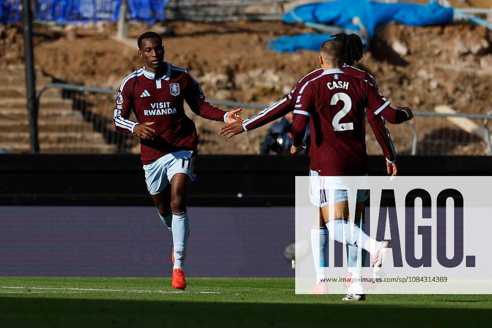 Nicolas Jackson of Aston Villa celebrates scoring a goal to make it 1-1 Aston Villa v Brentford, Premier League, Football, Villa Park, Birmingham, UK - 10 Oct 2026Birmingham Villa Park United Kingdom