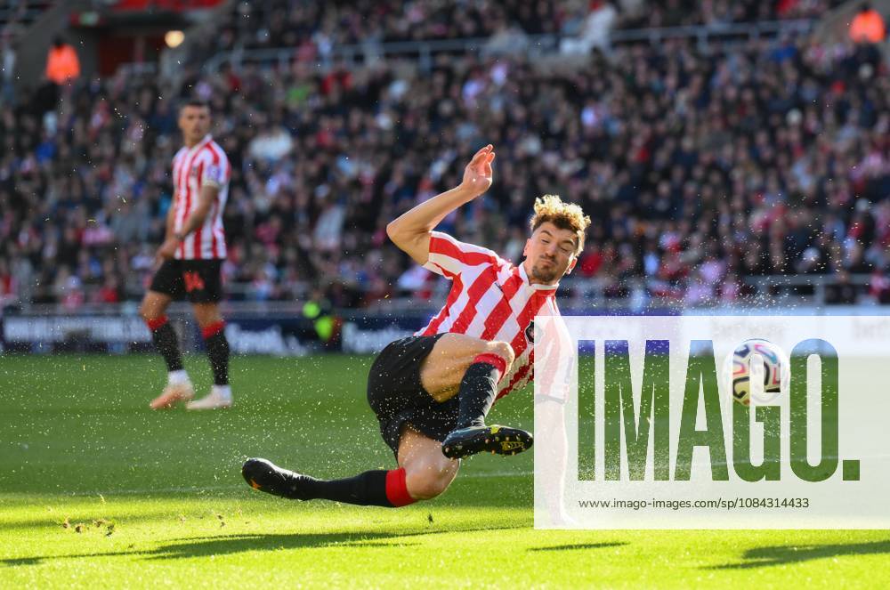 Thomas Meunier of Sunderland Sunderland v Brighton & Hove Albion, Premier League, Football, Stadium of Light, Sunderland, UK - 10 Oct 2026Sunderland Stadium of Light United Kingdom