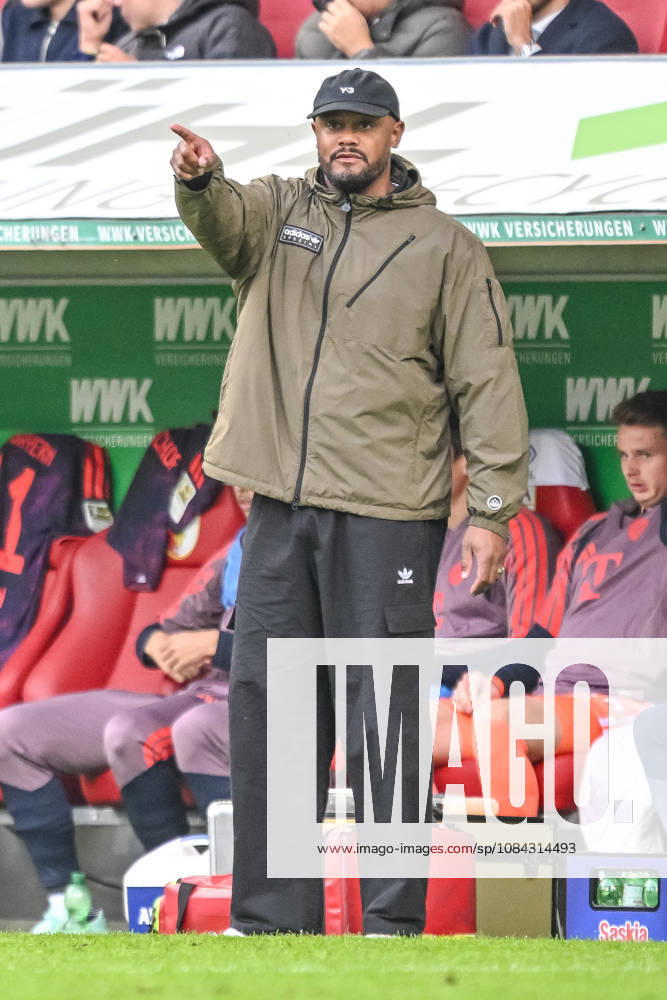 FC Bayern Munich coach Vincent Kompany gestures during the Bundesliga match between FC Augsburg and FC Bayern Munich, at the WWK Arena on October 10, 2026, in Augsburg, Germany. Photo by Harry Langer, DeFodi Images. Coach Vincent Kompany of FC Bayern Munich gestures during the Bundesliga match between FC Augsburg and FC Bayern Munich at the WWK Arena on October 10, 2026, in Augsburg, Germany. Photo by Harry Langer, DeFodi Images. DFB and DFL regulations prohibit any use of photographs as image sequences and or quasi-video. Photo by Harry Langer, DeFodi Images. DFB and DFL regulations prohibit any use of photographs as imSEQUENCES AND OR QUASI-VIDEO