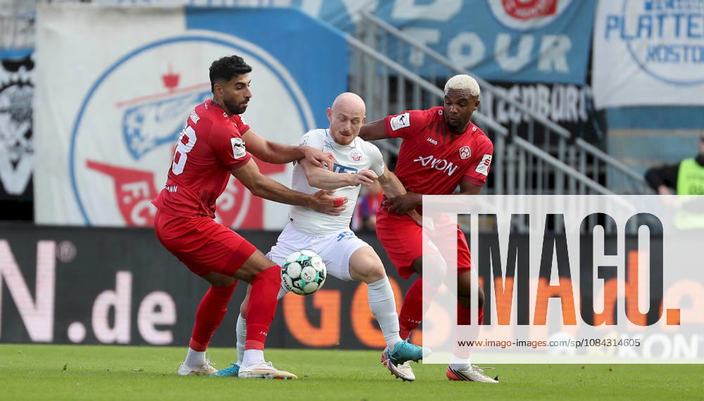 Men s, Soccer, 2026–2027 Season, 3rd Division, Matchday 8: FC Würzburger Kickers vs. FC Hansa Rostock (left: Würzburg), AKON ARENA, Bavaria, Germany