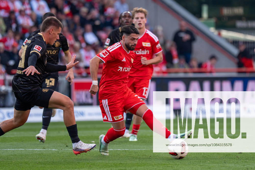 German Soccer Bundesliga 1, Matchday 5, 2026–2027, 1. FC Union Berlin vs. SV Elversberg on October 10, 2026, at the An der Alten Försterei Stadium in Berlin; Kastriot Imeri, 1. FC Union Berlin, 30 on the ball