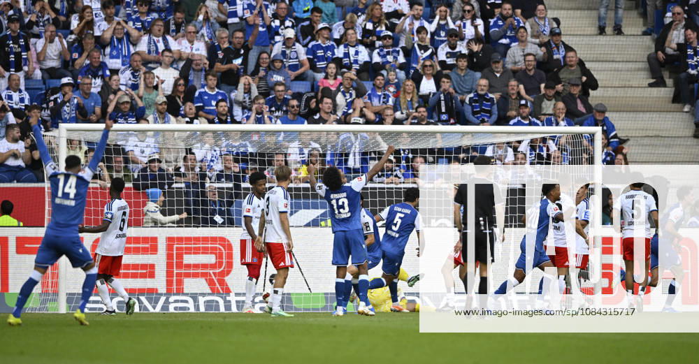 GOAL: 1-1 Fisnik Asllani TSG 1899 Hoffenheim 11 Goal celebration TSG 1899 Hoffenheim vs. Hamburger SV HSV 10 10 2026 DFL regulations prohibit any use of photographs as images SEQUENCES AND OR QUASI-VIDEO TSG 1899 Hoffenheim vs. Hamburger SV (HSV)
