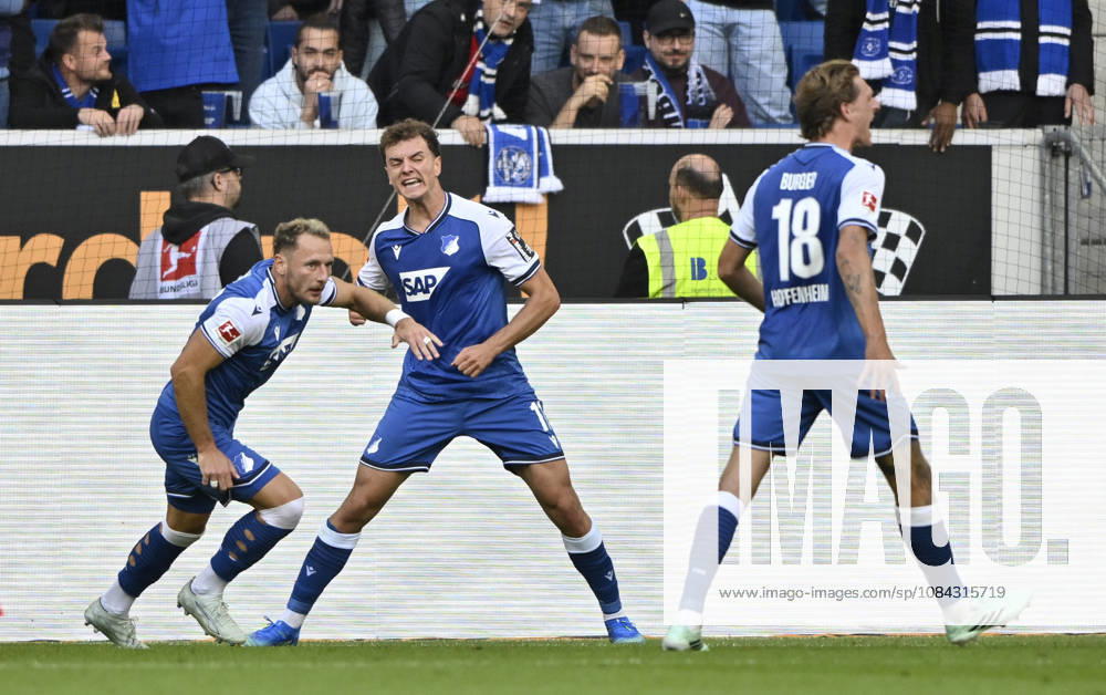 GOAL: 1-1 Fisnik Asllani, TSG 1899 Hoffenheim 11 Goal celebration: Vladimir Coufal, TSG 1899 Hoffenheim 34 Wouter Burger, TSG 1899 Hoffenheim 18 TSG 1899 Hoffenheim vs. Hamburger SV (HSV) 10 10 2026 DFL regulations prohibit any use of photographs as image sequences and or quasi-video TSG 1899 Hoffenheim vs. Hamburger SV (HSV)