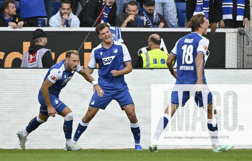 GOAL: 1-1 Fisnik Asllani, TSG 1899 Hoffenheim 11 Goal celebration: Vladimir Coufal, TSG 1899 Hoffenheim 34 Wouter Burger, TSG 1899 Hoffenheim 18 TSG 1899 Hoffenheim vs. Hamburger SV (HSV) 10 10 2026 DFL regulations prohibit any use of photographs as image sequences and or quasi-video TSG 1899 Hoffenheim vs. Hamburger SV (HSV)