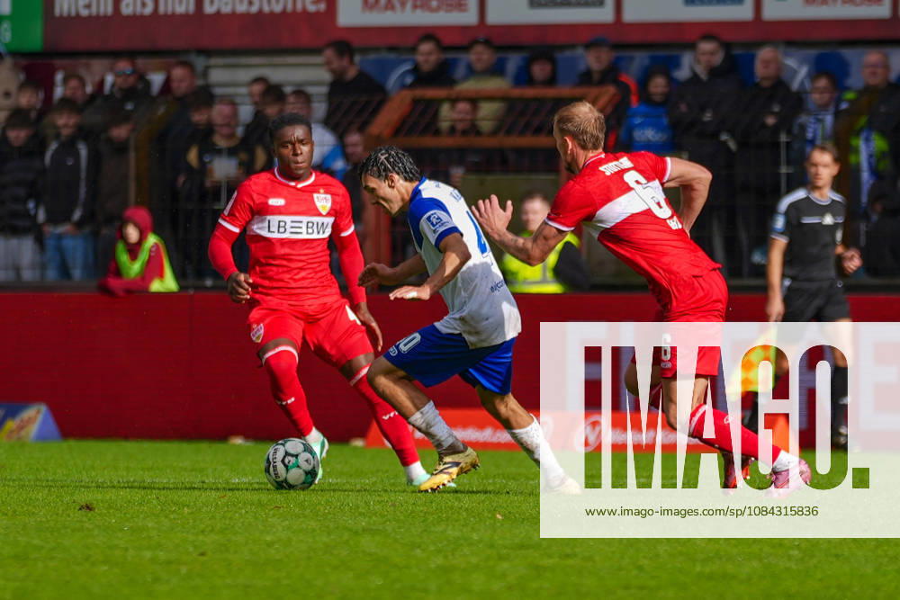 German Soccer, 3rd Division, Matchday 8, Hänsch Arena, Meppen, Emsland, Lower Saxony, SV Meppen vs. VfB Stuttgart U21, VfB Stuttgart II Niclas Nadj SV Meppen, 40