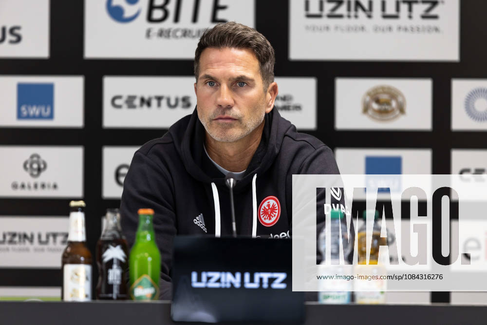 SSV Ulm 1846 Soccer vs. Eintracht Frankfurt II, Soccer, Regionalliga Southwest, Matchday 11, Donaustadion Ulm, October 26, 2010; Post-match press conference; cropped single image; portrait of Patrick Gloeckner, Eintracht Frankfurt II; Coach of SSV Ulm 1846 Soccer vs. Eintracht Frankfurt II, Soccer, Regionalliga Southwest, Matchday 11, Donaustadion Ulm, October 26, Photo by Lucca Fundel, Ulm, Donaustadion, Baden-Württemberg, Germany