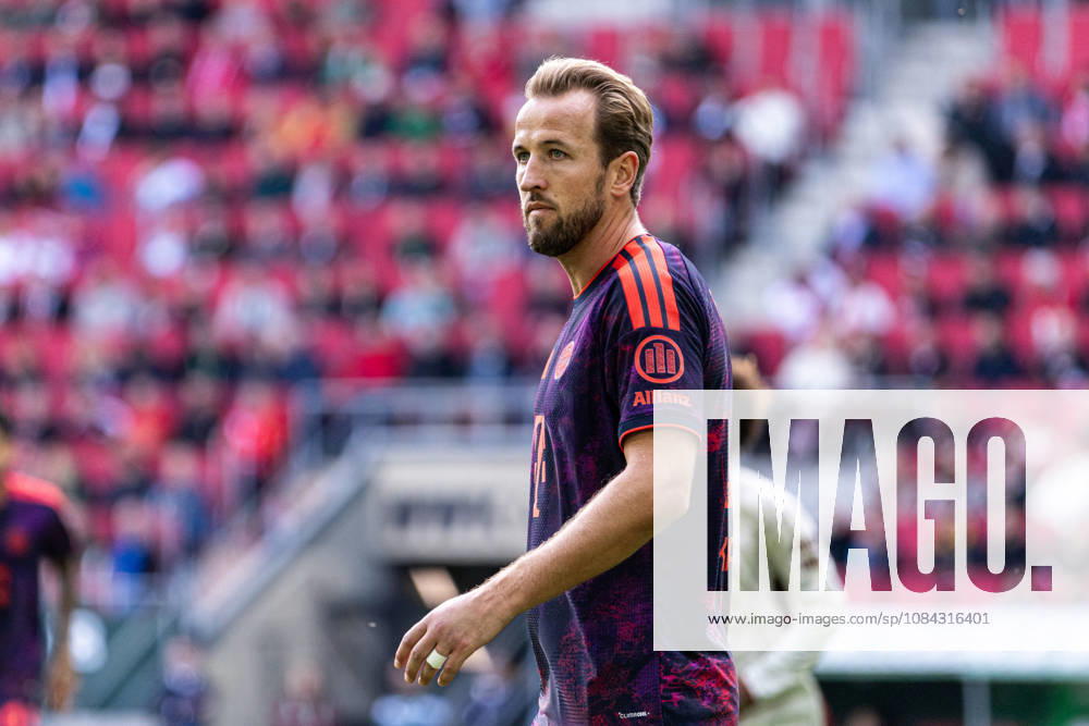 Germany: FC Augsburg vs. FC Bayern Munich, Bundesliga 1, Matchday 5, 2026–27 Season, WWK Arena, Augsburg; Harry Kane, FC Bayern Munich, 9 portrait photos, portrait, individual shot, portrait, Augsburg, WWK Arena, Bayern, Germany