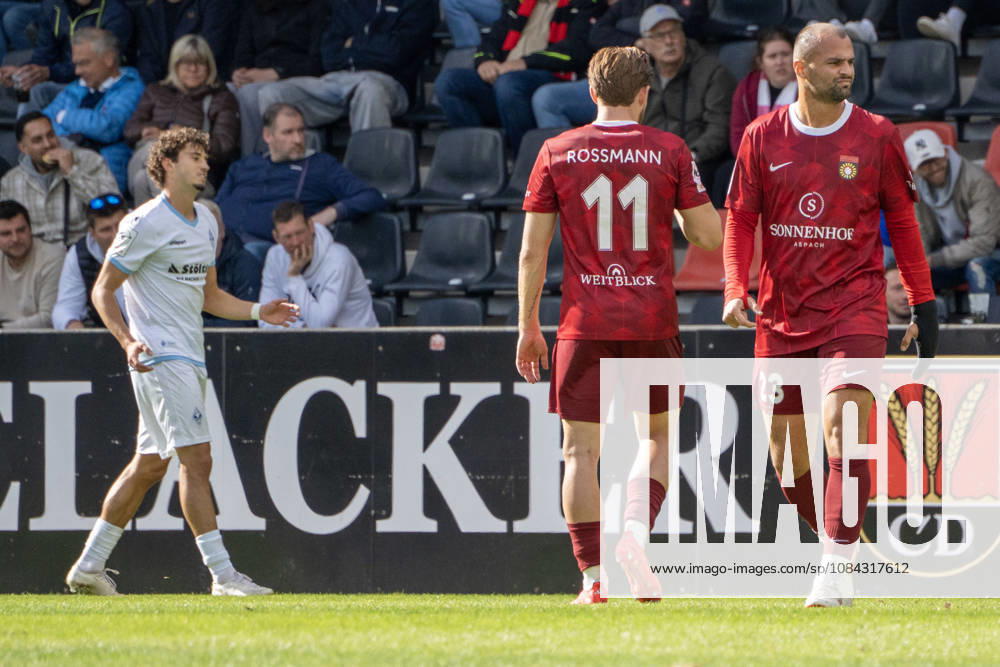 Soccer 3rd Division, SG Sonnenhof Großaspach vs. SV Waldhof Mannheim – Game highlight featuring Fabian Eisele (SG Sonnenhof Großaspach) and Tim Rossmann (SG Sonnenhof Großaspach)