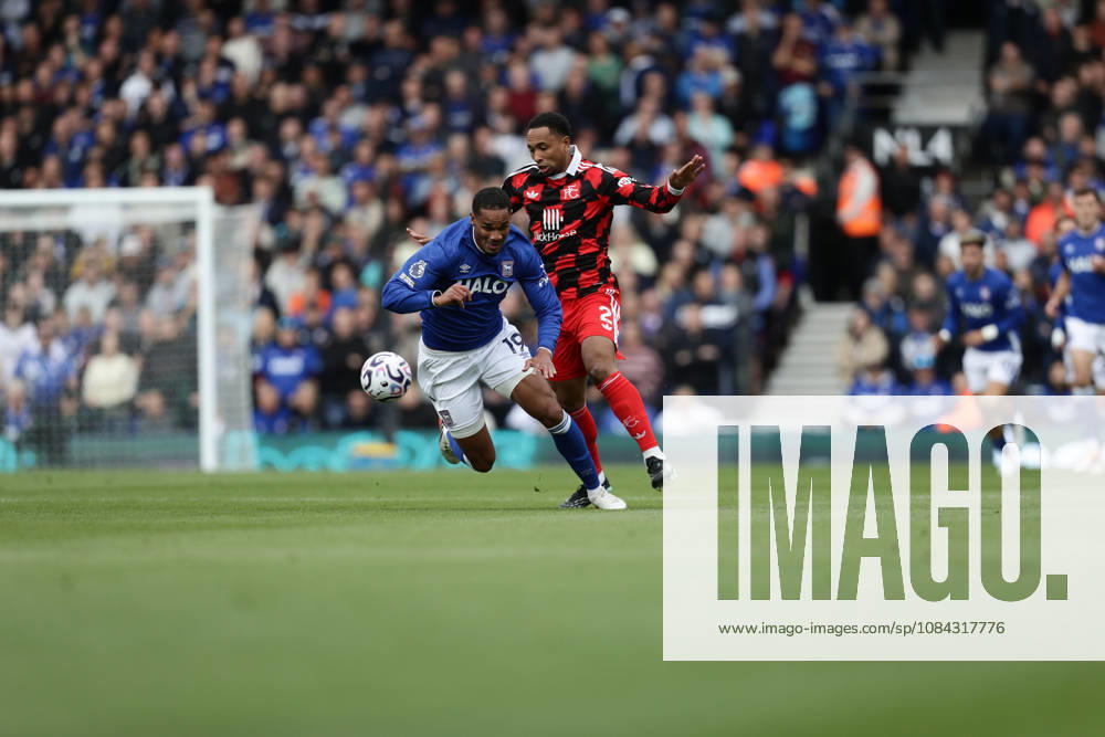 10th October 2026; Portman Road, Ipswich, Suffolk, England; Premier League Football, Ipswich Town versus Fulham; Kenny Tete of Fulham fouls Emersonn of Ipswich Town AndyxSkinner